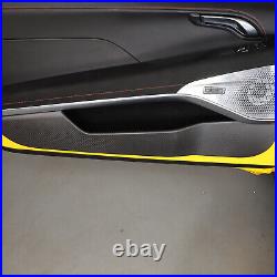 Matte Real Carbon fiber Interior Door Anti-Kick Trim Cover For Lotus EMIRA 22-25