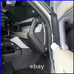 Matte Real Dry Carbon Fiber Interior Center Trim Kit For LR Defender L663 20-23