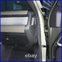 Matte Real Dry Carbon Fiber Interior Center Trim Kit For LR Defender L663 20-23