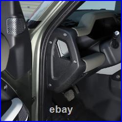Matte Real Dry Carbon Fiber Interior Center Trim Kit For LR Defender L663 20-23