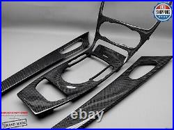 Mercedes 02-04 R230 SL500 SL55 SL65 SL350 Gloss Finish Carbon Interior Trim Kit