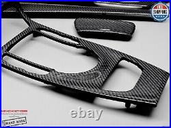 Mercedes 02-04 R230 SL500 SL55 SL65 SL350 Gloss Finish Carbon Interior Trim Kit