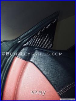 Mercedes Benz SL R230 Carbon Fiber Interior Side Mirror Backs Genuine Carbon