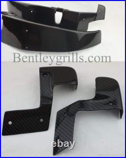 Mercedes SL R230 Carbon Fiber Fibre Interior Door Jam Plates Incl Rear Trims