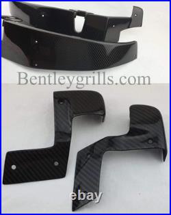 Mercedes SL R230 Carbon Fiber Fibre Interior Door Jam Plates Incl Rear Trims