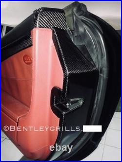Mercedes SL R230 Carbon Fiber Fibre Interior Door Jam Plates Incl Rear Trims