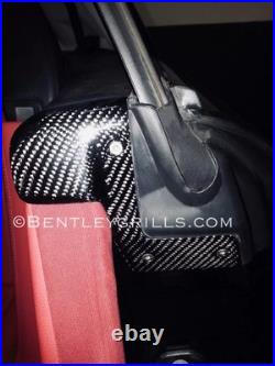 Mercedes SL R230 Carbon Fiber Fibre Interior Door Jam Plates Incl Rear Trims