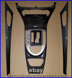 Mercedes Sl 63 R230 Sl63 Amg Carbon Fiber 4 Piece Interior Trim Kit 2009-2012