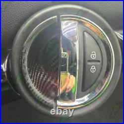 Mini Genuine Carbon Fibre Interior Door Handle Inserts F56, F57 Cooper S JCW