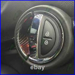 Mini Genuine Carbon Fibre Interior Door Handle Inserts F56, F57 Cooper S JCW