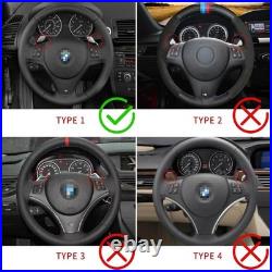 NEW Real Carbon Fiber LED Display Steering Whee Frame For BMW M3 E90 E92 E93 6AT