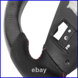 NEW Real Carbon Fiber LED Display Steering Whee Frame For BMW M3 E90 E92 E93 6AT