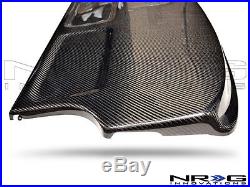 NRG Black Carbon Fiber Interior Deck Lid 90-93 Acura Integra HB Part CARB-IL-450