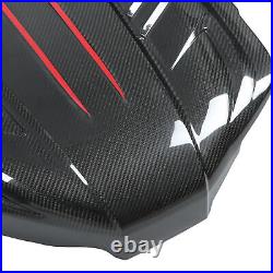 New Car Engine Cover Dry Carbon Fiber Interior Hood Trim Fit For B58 3.0L