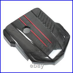 New Car Engine Cover Dry Carbon Fiber Interior Hood Trim Fit For B58 3.0L