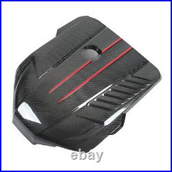 New Car Engine Cover Dry Carbon Fiber Interior Hood Trim Fit For B58 3.0L