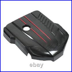 New Car Engine Cover Dry Carbon Fiber Interior Hood Trim Fit For B58 3.0L