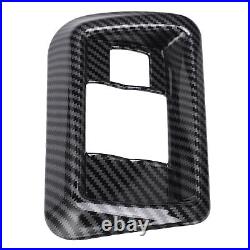 New Car Interior Headlight Switch Trim Carbon Fiber Style Back Adhesive For