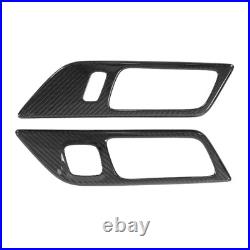 New Pair Car Interior Door Handle Frame Cover Dry Carbon Fiber For New Pair Car Interior Door Handle Frame Cover Dry Carbon Fiber For