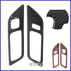 New Pair Car Interior Door Handle Frame Cover Dry Carbon Fiber For New Pair Car Interior Door Handle Frame Cover Dry Carbon Fiber For