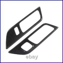 New Pair Car Interior Door Handle Frame Cover Dry Carbon Fiber For New Pair Car Interior Door Handle Frame Cover Dry Carbon Fiber For