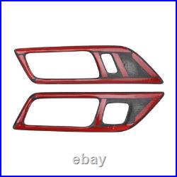 New Pair Car Interior Door Handle Frame Cover Dry Carbon Fiber For New Pair Car Interior Door Handle Frame Cover Dry Carbon Fiber For