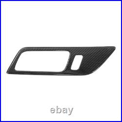 New Pair Car Interior Door Handle Frame Cover Dry Carbon Fiber For New Pair Car Interior Door Handle Frame Cover Dry Carbon Fiber For