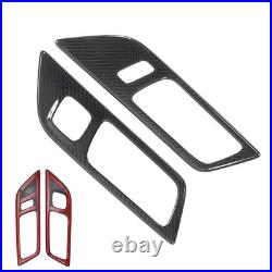 New Pair Car Interior Door Handle Frame Cover Dry Carbon Fiber For New Pair Car Interior Door Handle Frame Cover Dry Carbon Fiber For