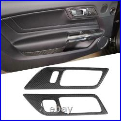 New Pair Car Interior Door Handle Frame Cover Dry Carbon Fiber For New Pair Car Interior Door Handle Frame Cover Dry Carbon Fiber For