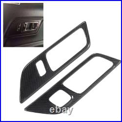 New Pair Car Interior Door Handle Frame Cover Dry Carbon Fiber For New Pair Car Interior Door Handle Frame Cover Dry Carbon Fiber For
