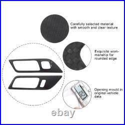 New Pair Car Interior Door Handle Frame Cover Dry Carbon Fiber For New Pair Car Interior Door Handle Frame Cover Dry Carbon Fiber For