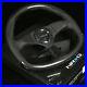 Nrg 320mm 6-hole Flat Bottom Oval Steering Wheel Black Leather Real Carbon Fiber