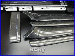 OEM Genuine AUDI 07-10 D3 S8 5.2L Complete Set of Carbon Fiber Interior Trim L1