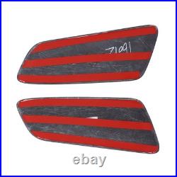 Pair Rear Interior Panel Trim Dry Carbon Fiber Part For 2015-2021 Pair Rear Interior Panel Trim Dry Carbon Fiber Part For 2015-2021