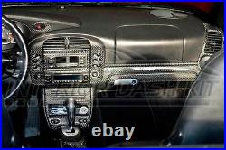 Porsche Boxster 986 Interior Real Carbon Fiber Dash Trim Kit 1998 1999 2000 2001