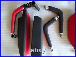 Porsche Cayenne Carbon Fiber Leather Alcantara Grab Handel Door Arm-rest Set