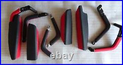 Porsche Cayenne Carbon Fiber Leather Alcantara Grab Handel Door Arm-rest Set