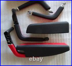 Porsche Cayenne Carbon Fiber Leather Alcantara Grab Handel Door Arm-rest Set