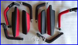 Porsche Cayenne Carbon Fiber Leather Alcantara Grab Handel Door Arm-rest Set