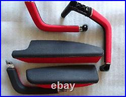 Porsche Cayenne Carbon Fiber Leather Alcantara Grab Handel Door Arm-rest Set