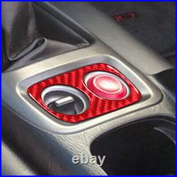 RHD 29Pcs Carbon Fiber Interior Full Cover Trim Kit For Honda S2000 2000-03 Red
