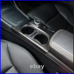 RHD ABS Carbon Fiber Center Interior Cover Set For Benz A CLA GLA W117 W176 X156