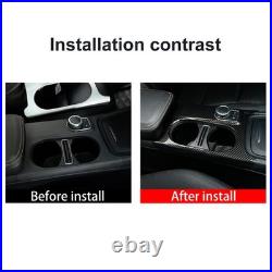 RHD ABS Carbon Fiber Center Interior Cover Set For Benz A CLA GLA W117 W176 X156