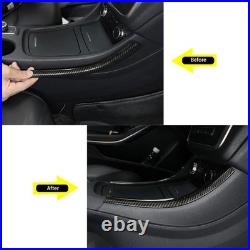 RHD ABS Carbon Fiber Center Interior Cover Set For Benz A CLA GLA W117 W176 X156