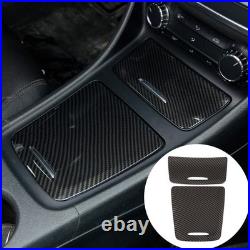 RHD ABS Carbon Fiber Center Interior Cover Set For Benz A CLA GLA W117 W176 X156