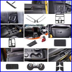 RHD Carbon Fiber Full Set Interior Trim Sticker For Ford Ranger Raptor T9 2023+