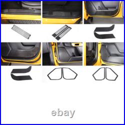 RHD Carbon Fiber Full Set Interior Trim Sticker For Ford Ranger Raptor T9 2023+