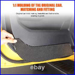 RHD Carbon Fiber Full Set Interior Trim Sticker For Ford Ranger Raptor T9 2023+