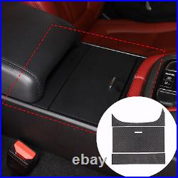 RHD Carbon Fiber Interior Cup Holder Trim Frame Fits For Jaguar F-TYPE 2013+