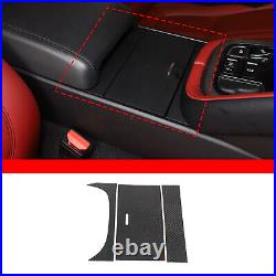 RHD Carbon Fiber Interior Cup Holder Trim Frame Fits For Jaguar F-TYPE 2013+